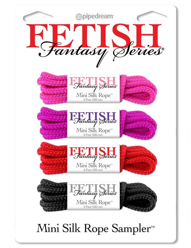 Fetish Fantasy Mini Silk Rope 4 Piece Sampler