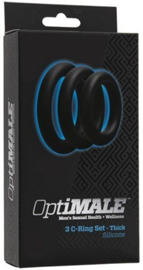 OptiMALE 3 C Ring Set Thick Black