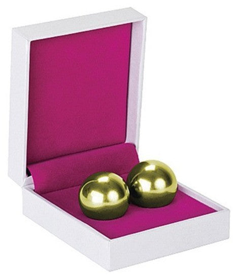 Shots Toys Ben Wa Balls Heavy Weight Gold