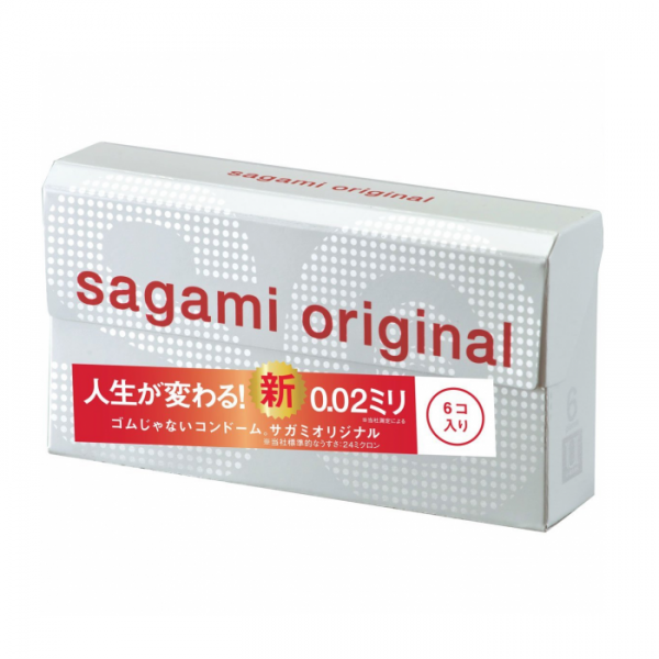 Sagami Original 0.02 Condom - 6 Pack