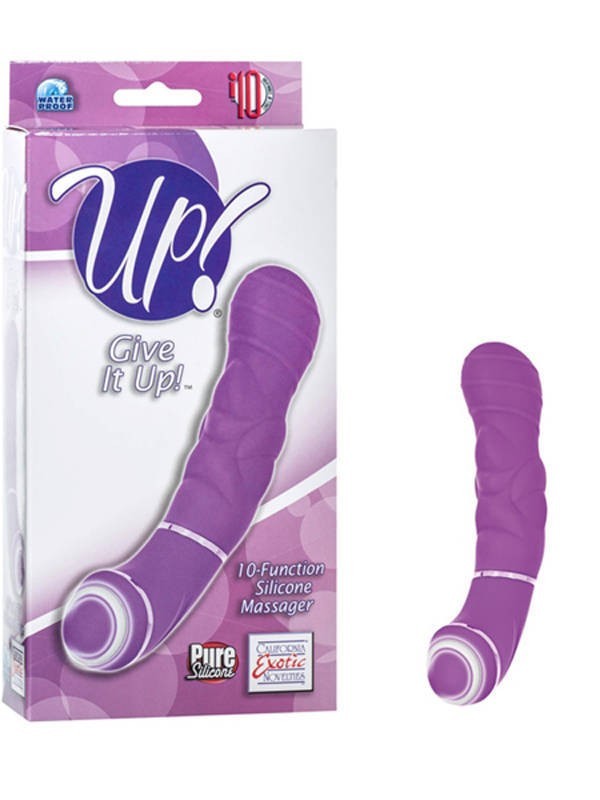Give It Up! 10 Function Silicone Massager Purple