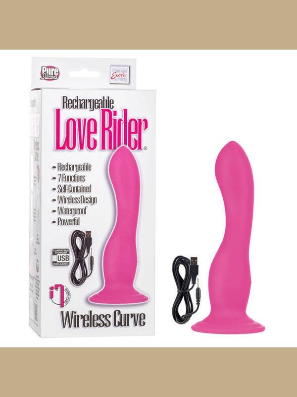 Rechargeable Love Rider Wireless Curve Pink