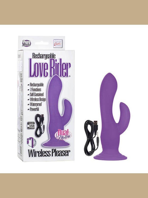 Rechargeable Love Rider Wireless Pleaser Purple