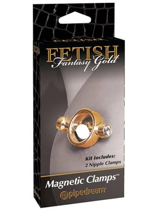 Fetish Fantasy Gold Magnetic Clamps Gold