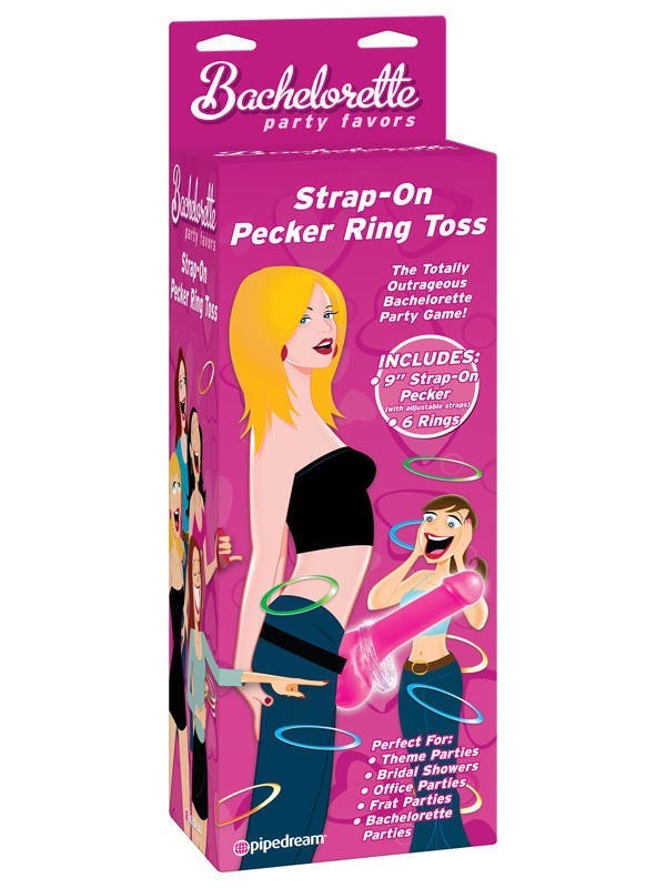 Bachelorette Party Strap-On Pecker Ring Toss