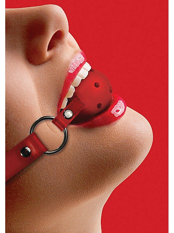 Ouch! Gag Ball Red