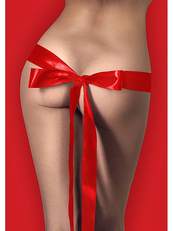 Ouch! Silky Ribbon Red