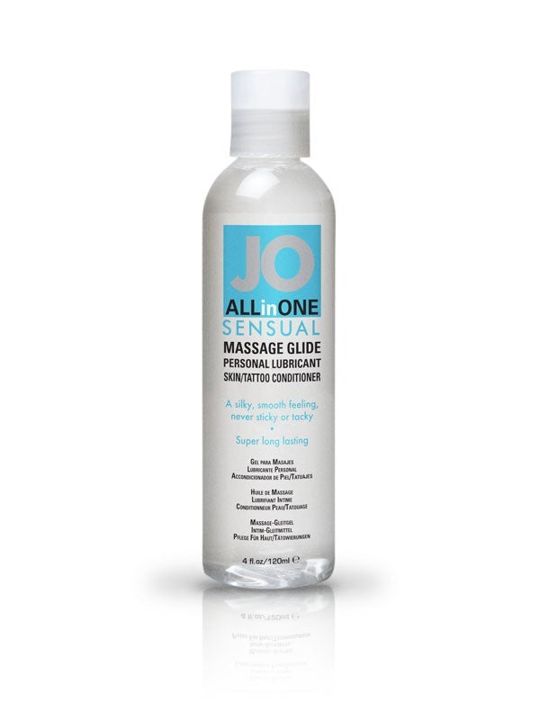 JO Sensual Massage Oil Unscented 4oz/118ml