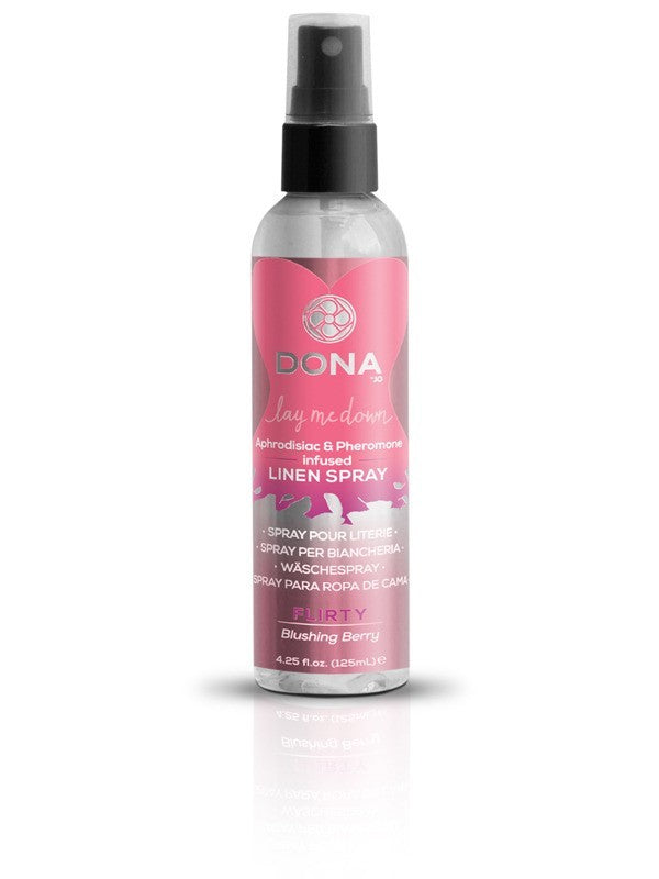 DONA Linen Spray Flirty Aroma: Blushing Berry 4oz/118ml