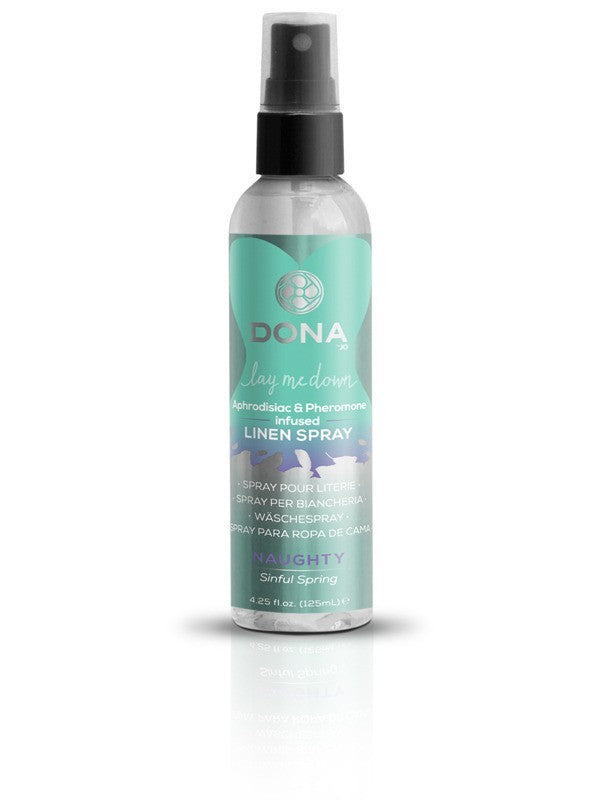 DONA Linen Spray Naughty Aroma: Sinful Spring 4oz/118ml