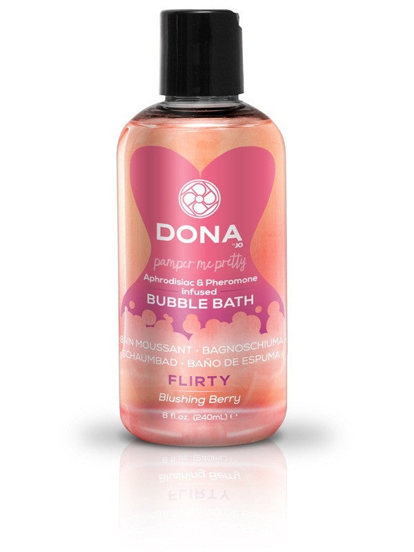 DONA Bubble Bath Flirty Aroma: Blushing Berry 8oz/237ml