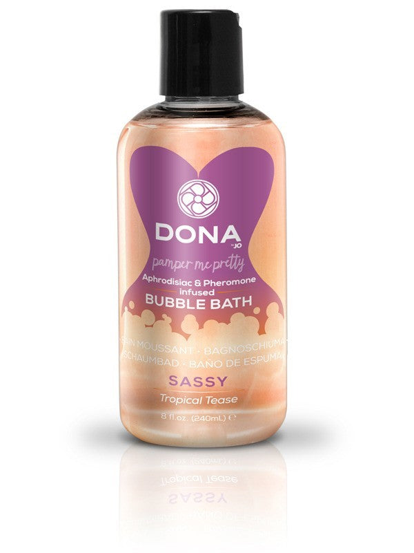 DONA Bubble Bath Sassy Aroma: Tropical Tease 8oz/237ml