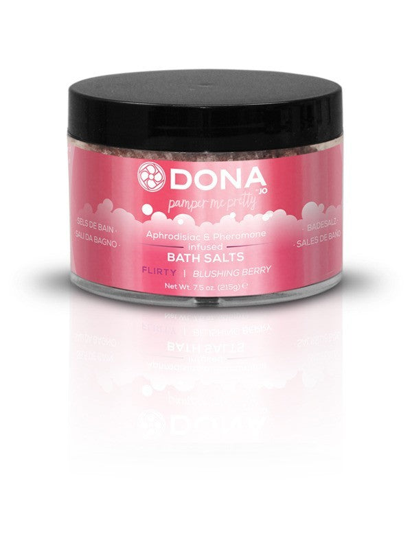 DONA Bath Salt Flirty Aroma: Blushing Berry 8oz/237ml