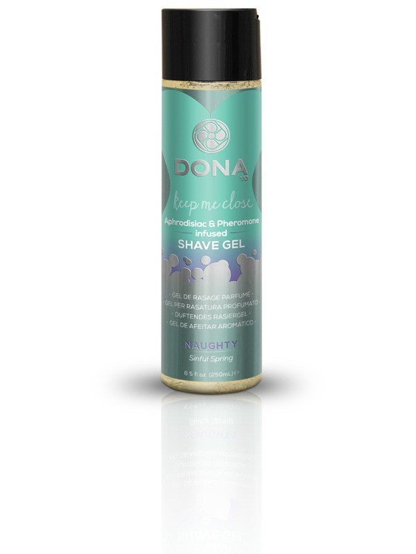 DONA Shave Gel Naughty Aroma: Sinful Spring 8oz/237ml
