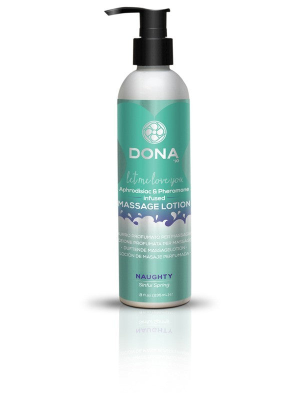 DONA Massage Lotion Naughty Aroma: Sinful Spring 8oz/237ml