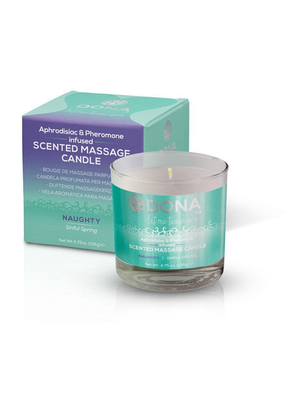 DONA Scented Massage Candle Naughty Aroma: Sinful Spring 7.5oz/222ml