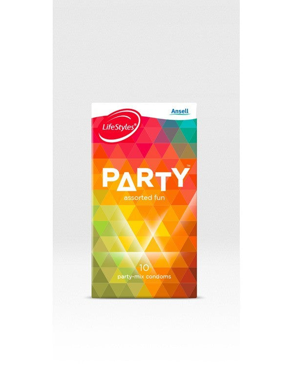 Ansell Lifestyles 10s Party Mix Condoms