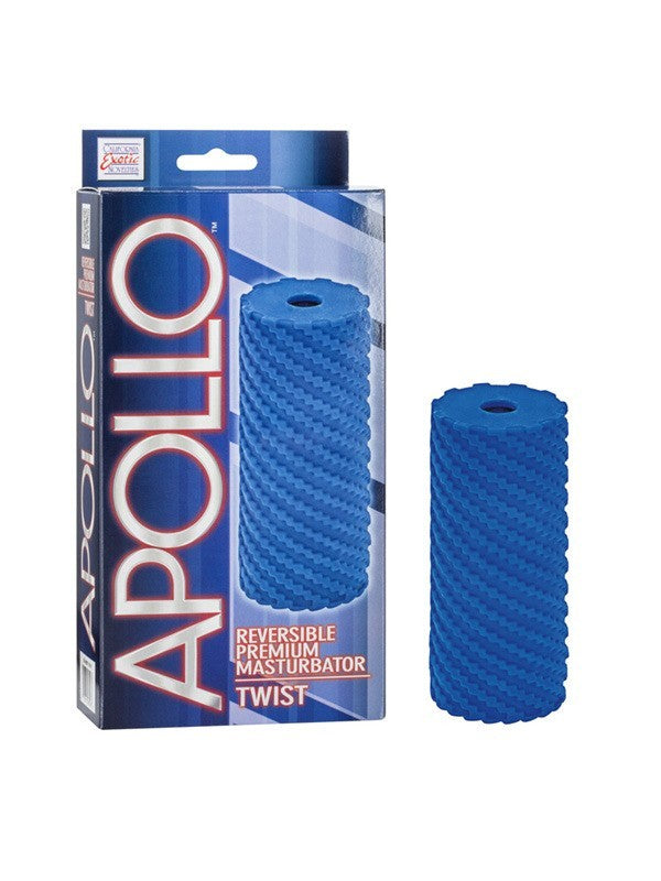 Apollo Reversible Premium Masturbator Twist Blue