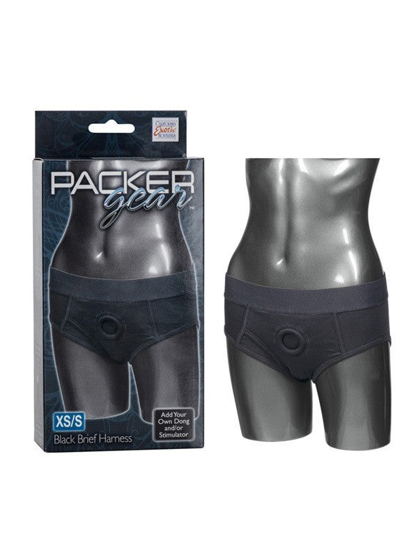 Packer Gear Black Brief Harness Xs/S
