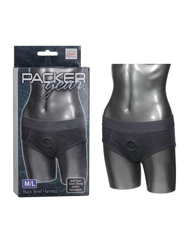 Packer Gear Black Brief Harness M/L