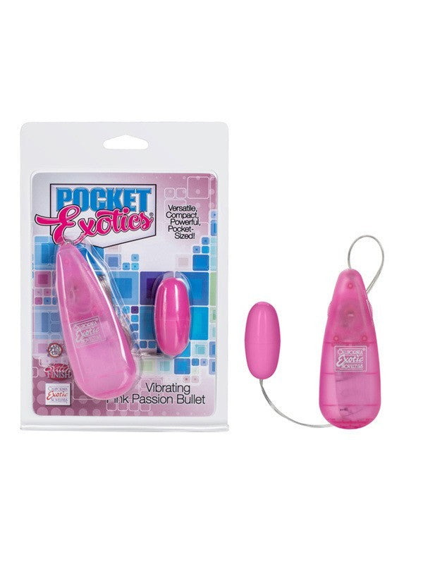 Pocket Exotics Vibrating Pink Passion Bullet