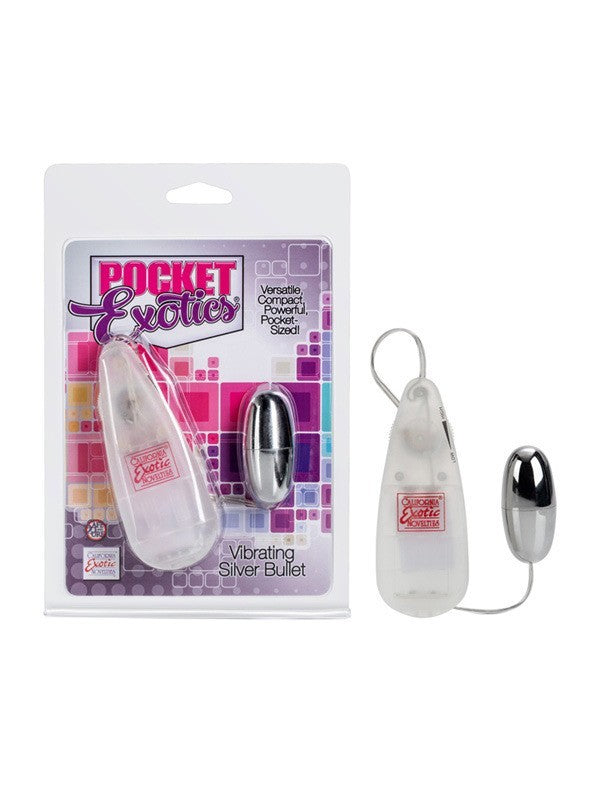 Pocket Exotics Vibrating Silver Bullet