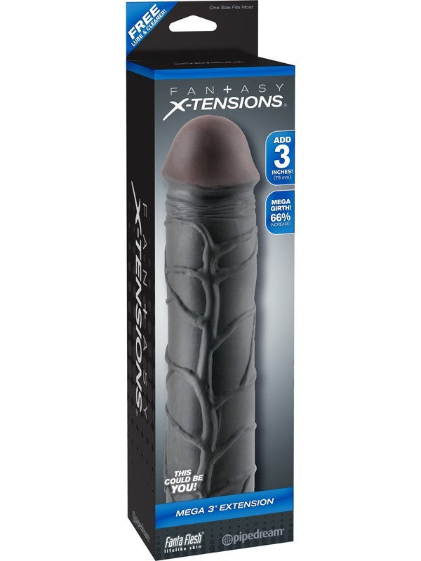 Fantasy X-tensions Mega 3in. Extension Black