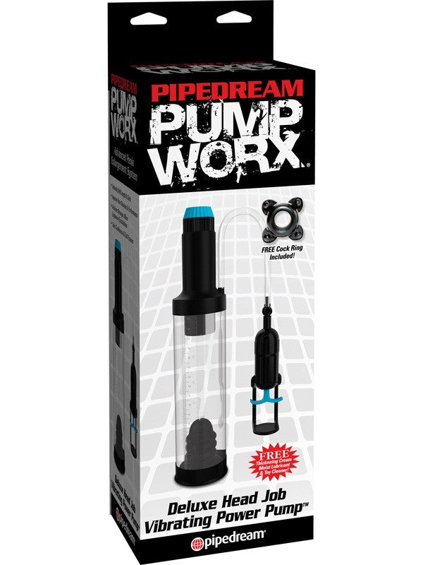 Pump Worx Deluxe Head Job Vibrator Pump