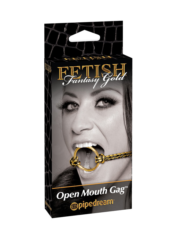 Fetish Fantasy Gold Open Mouth Gag
