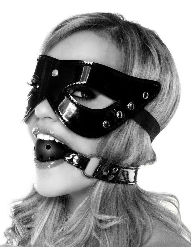 Fetish Fantasy Limited Edition Masquerade Mask & Ball Gag