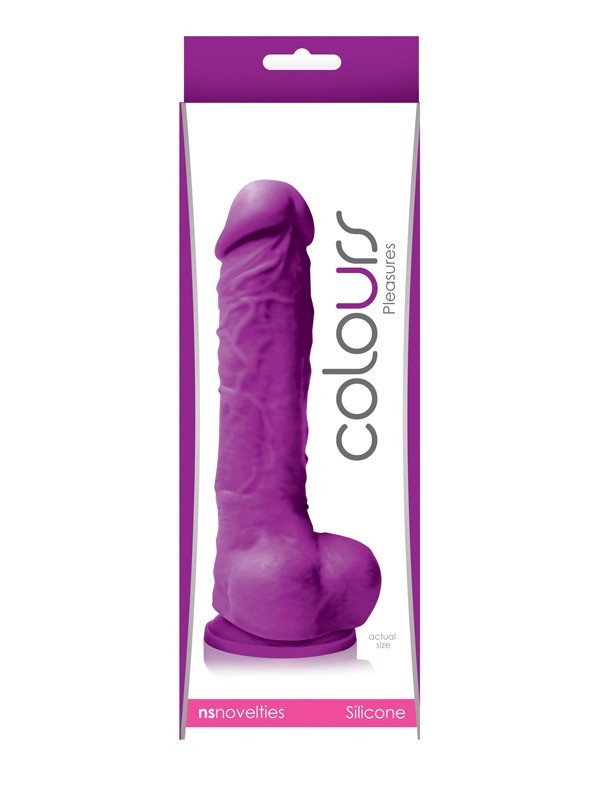 Colours Pleasure 5in. Dildo Purple