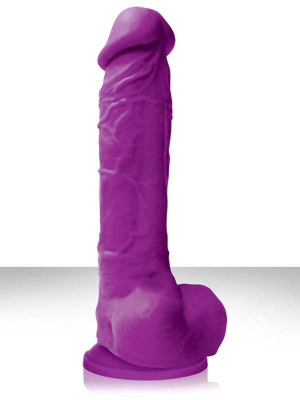 Colours Pleasure 8in. Dildo Purple