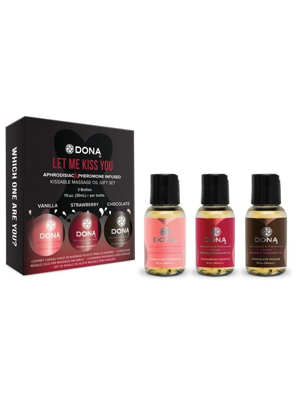 DONA Let Me Kiss You Massage Gift Set