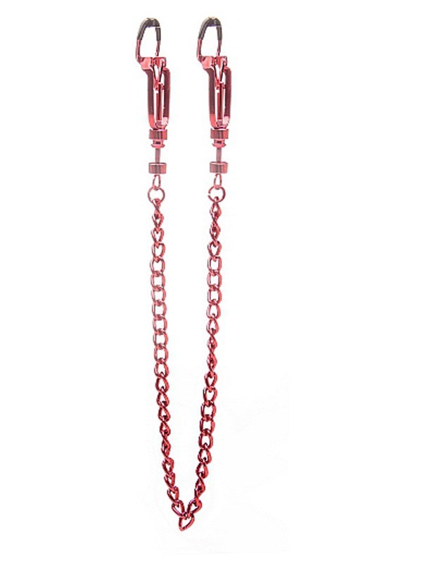 Ouch Helix Nipple Clamps Red