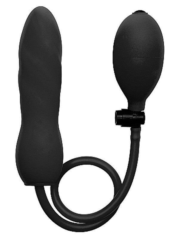 Ouch Inflatable Silicone Twist Black