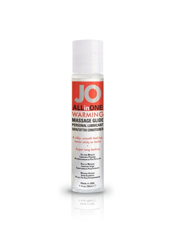JO Massage Glide Warming 1oz/30ml Single