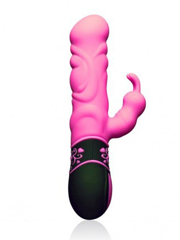 Design for Climax 5 in. Silicone Vibrator & Clit Stimulator Pink