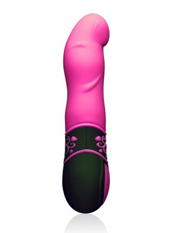 Design for Climax 5 in. Silicone 10 function Vibrator Pink