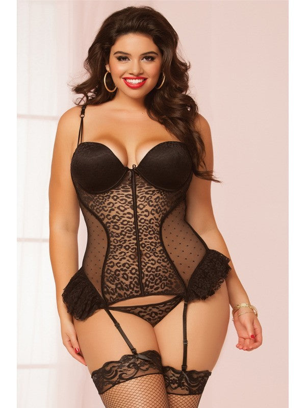 Sweet Spot Bustier Set STM-9996XP-1X/2X-Black