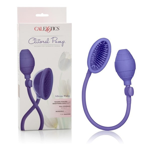 Silicone Clitoral Pump - Purple