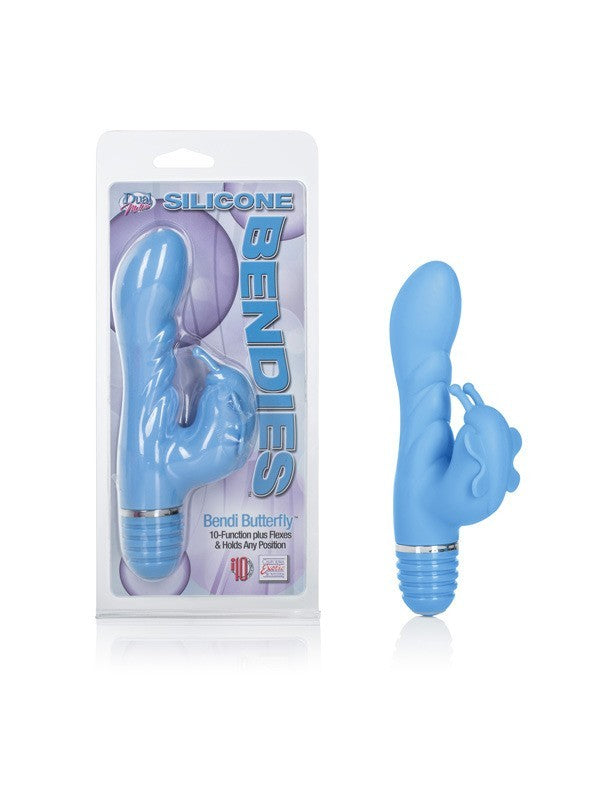 Silicone Bendies Bendi Butterfly - Blue
