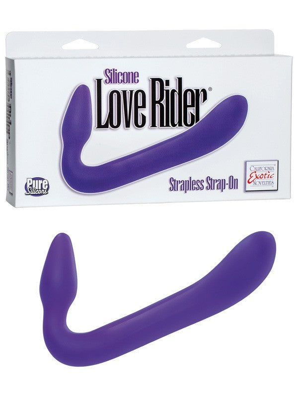 Silicone Love Rider Strapless Strap-On - Purple