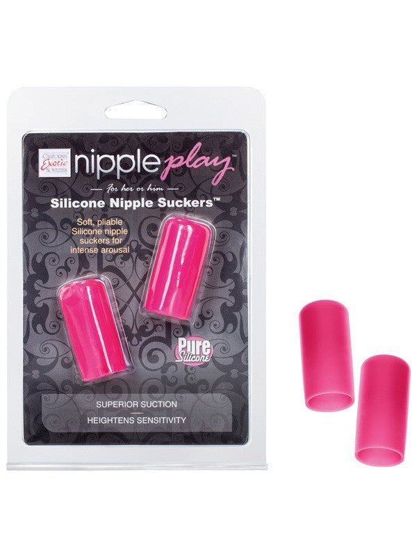 nipple play Silicone Nipple Suckers- Pink
