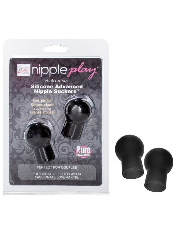 nipple play Silicone Advanced Nipple Suckers - Black