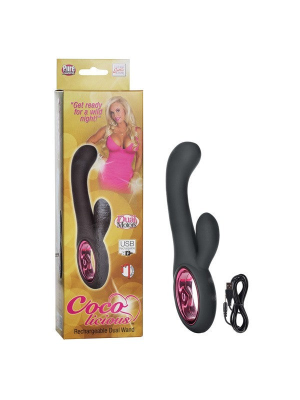 Coco licious Rechargeable Dual Wand - Black