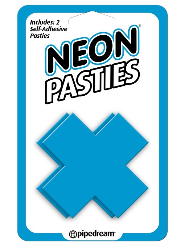 Neon X Pastie - Blue