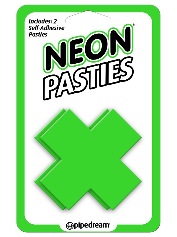 Neon X Pastie - Green