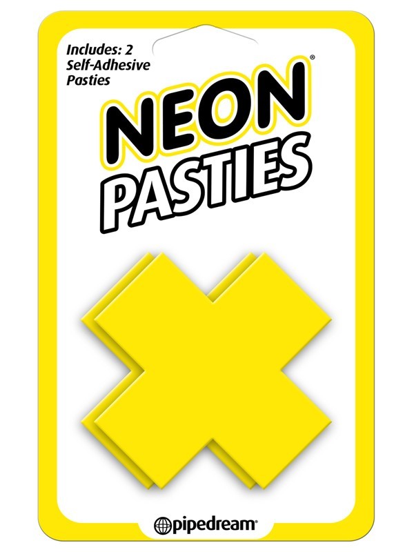 Neon X Pastie - Yellow