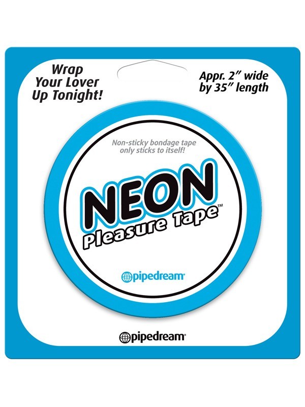 Neon Bondage Tape Blue