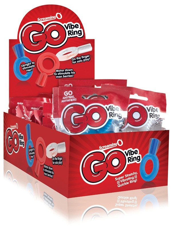 The Screaming O GO Vibe Ring in POP box Assorted (18)
